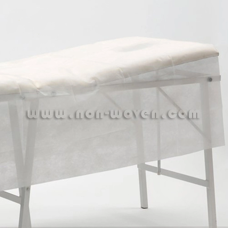 Nonwoven Disposable Hospital Bed Sheet Fabric Polypropylene Non-Woven TNT Disposable Bed Sheets