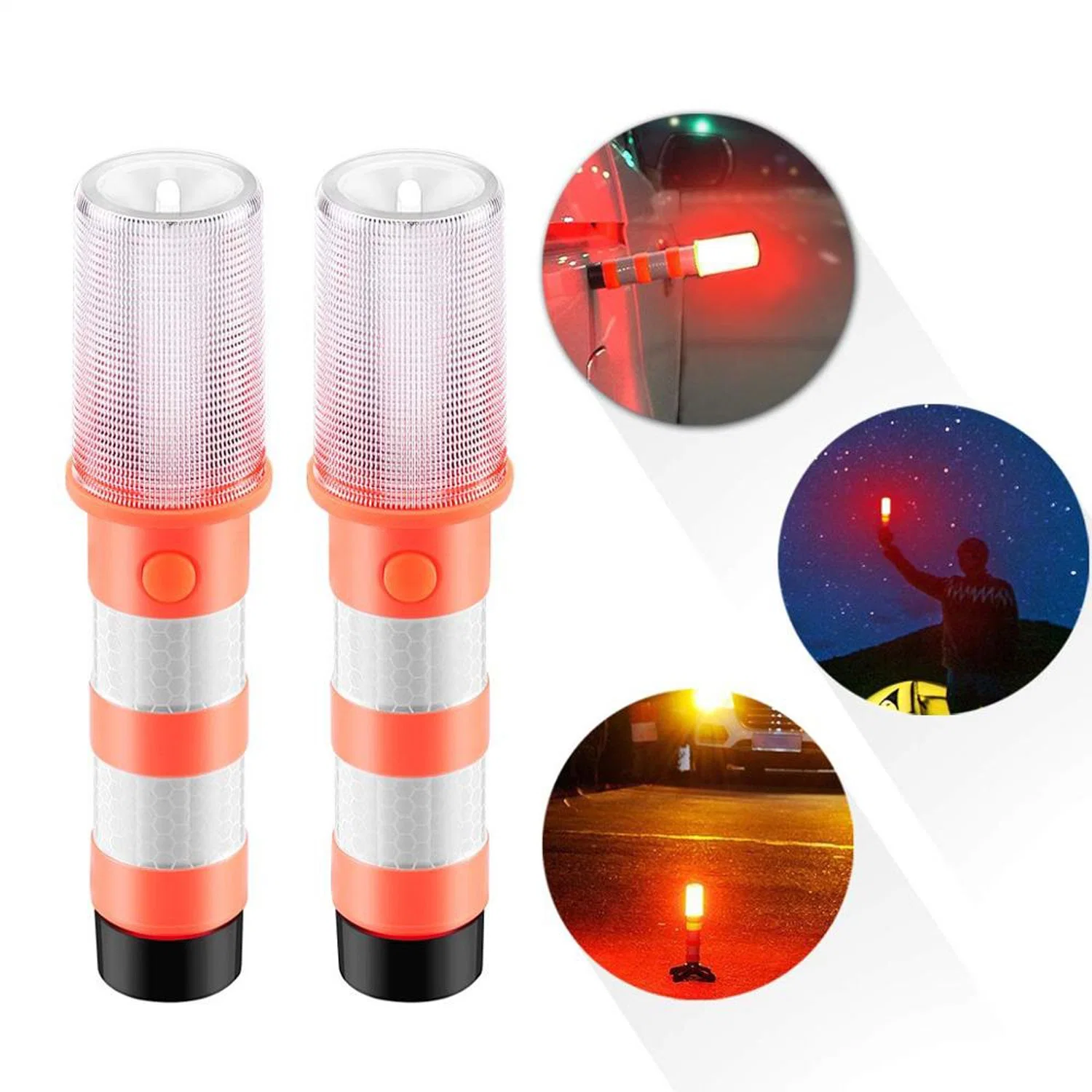 Car LED Emergency Roadside Strobe Light LED Safety Road Flare