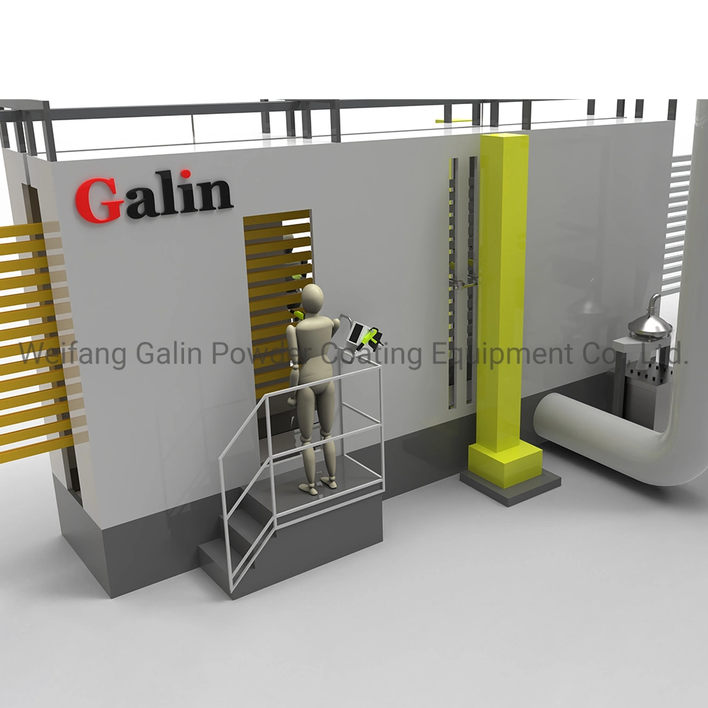 Galin Customizable Intelligent Automatic Powder Coating / Spraying System for Aluminum Profile/Pipe