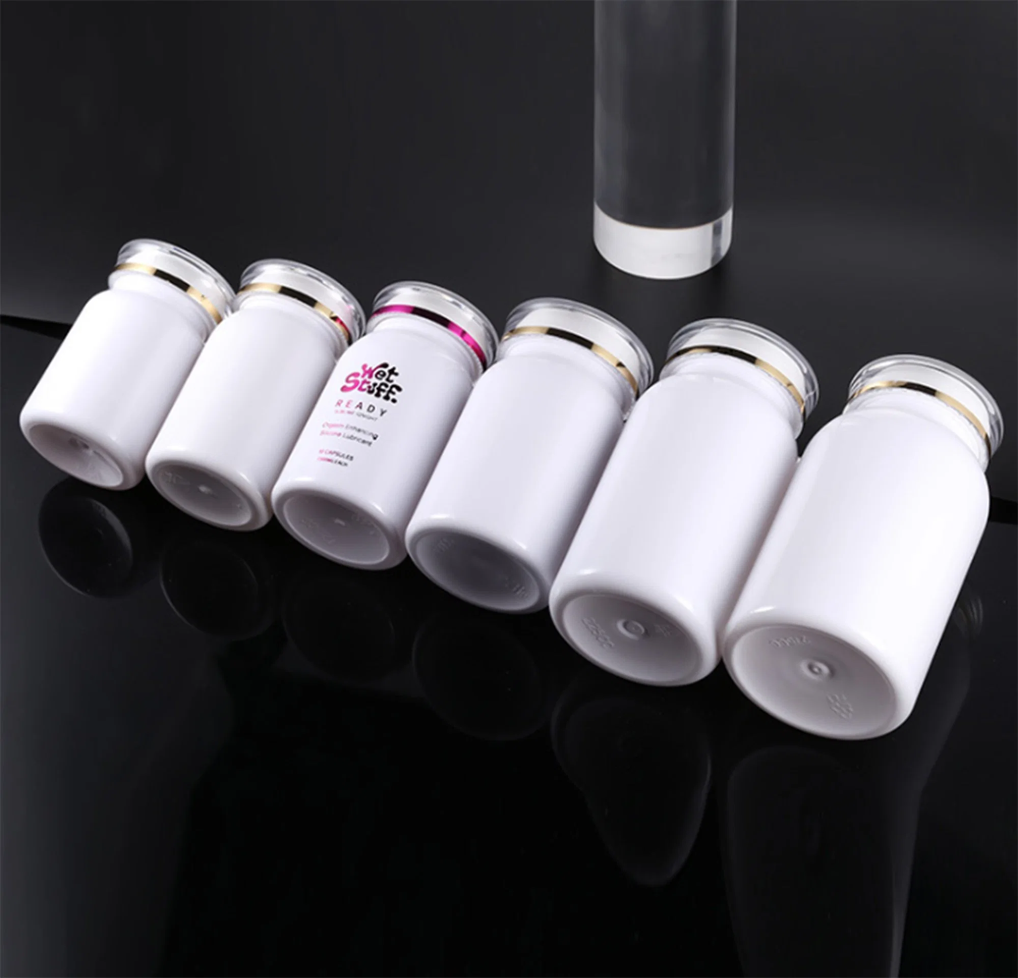 Width Mouth Plastic Medicine Container Pill Packer Bottle