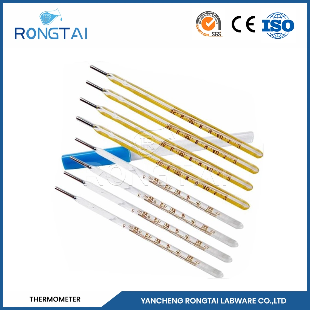 Rongtai Industrial Thermometers Manufacturing Mercury Thermometer High Temperatures China Mercury Free Thermometer