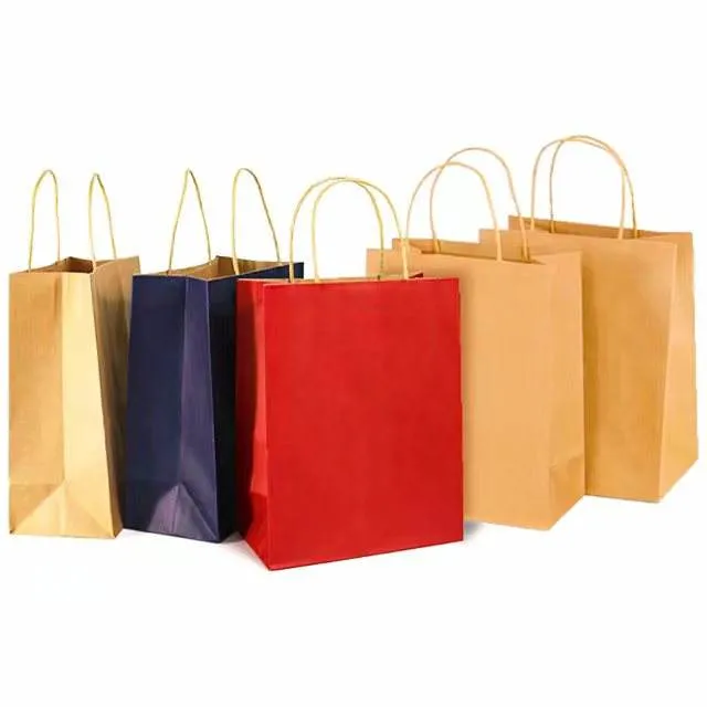 Top Rank Manufacturer Custom Kraft Paper Bag with Logo