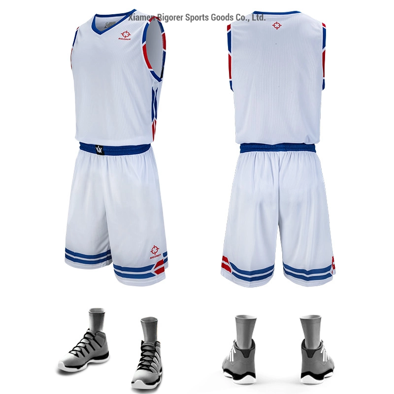 Maillot de basketball personnalisé Rigorer avec approbation de qualité SGS