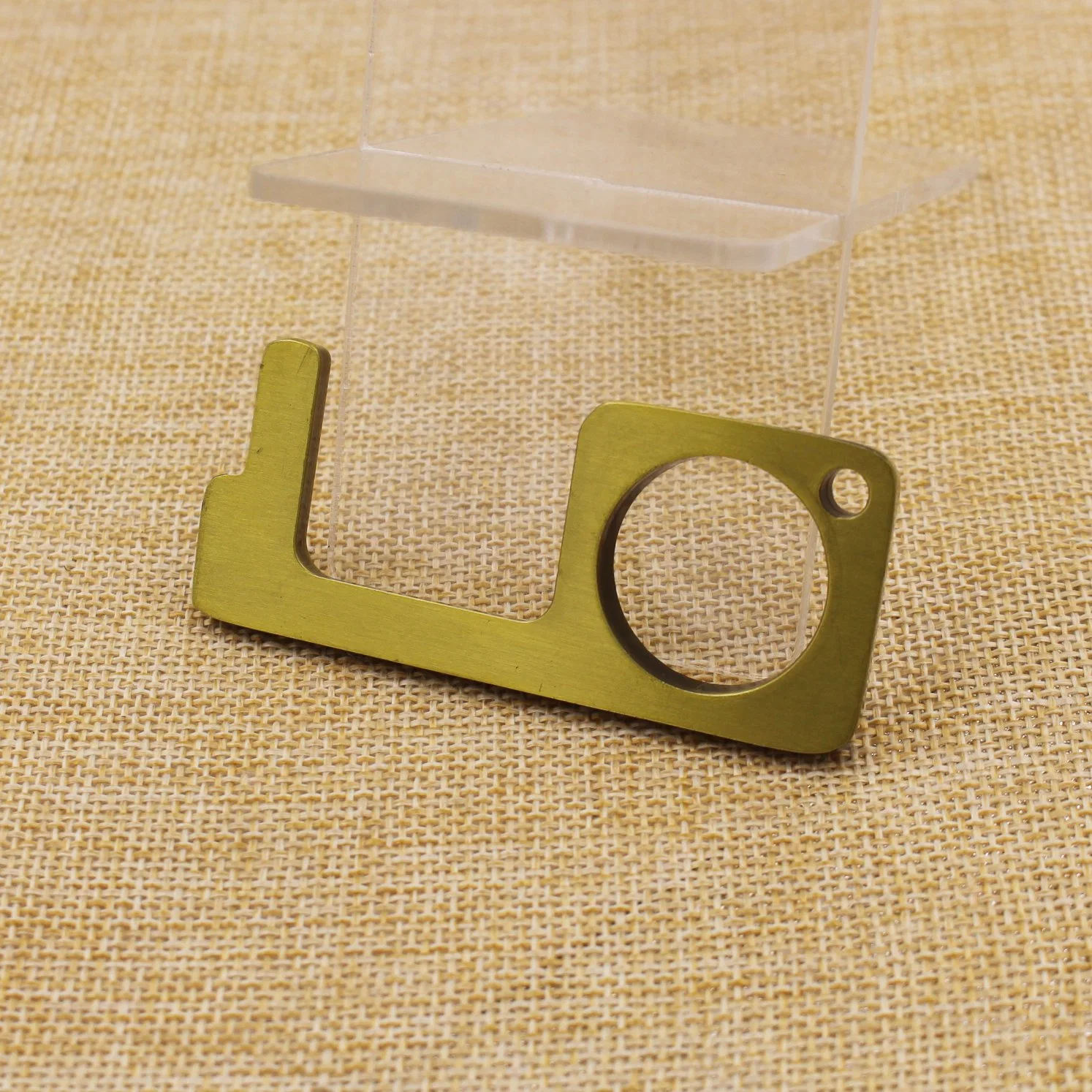 Wholesale/Supplier Custom Logo No Touch Door Opener Keychain