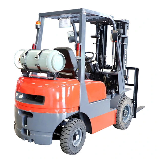 Chinese1.5 Ton LPG Gas Forklift 1500kg Propane Indoor Conter Balance Fork Lift Gas Forklift with Gasoline Engine Price