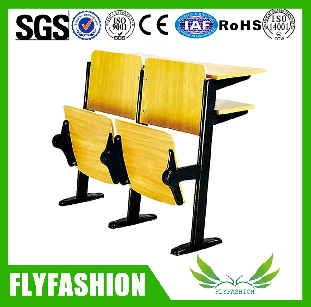 Strong Wooden School Furniture Table with Folding Chair (SF-03H)