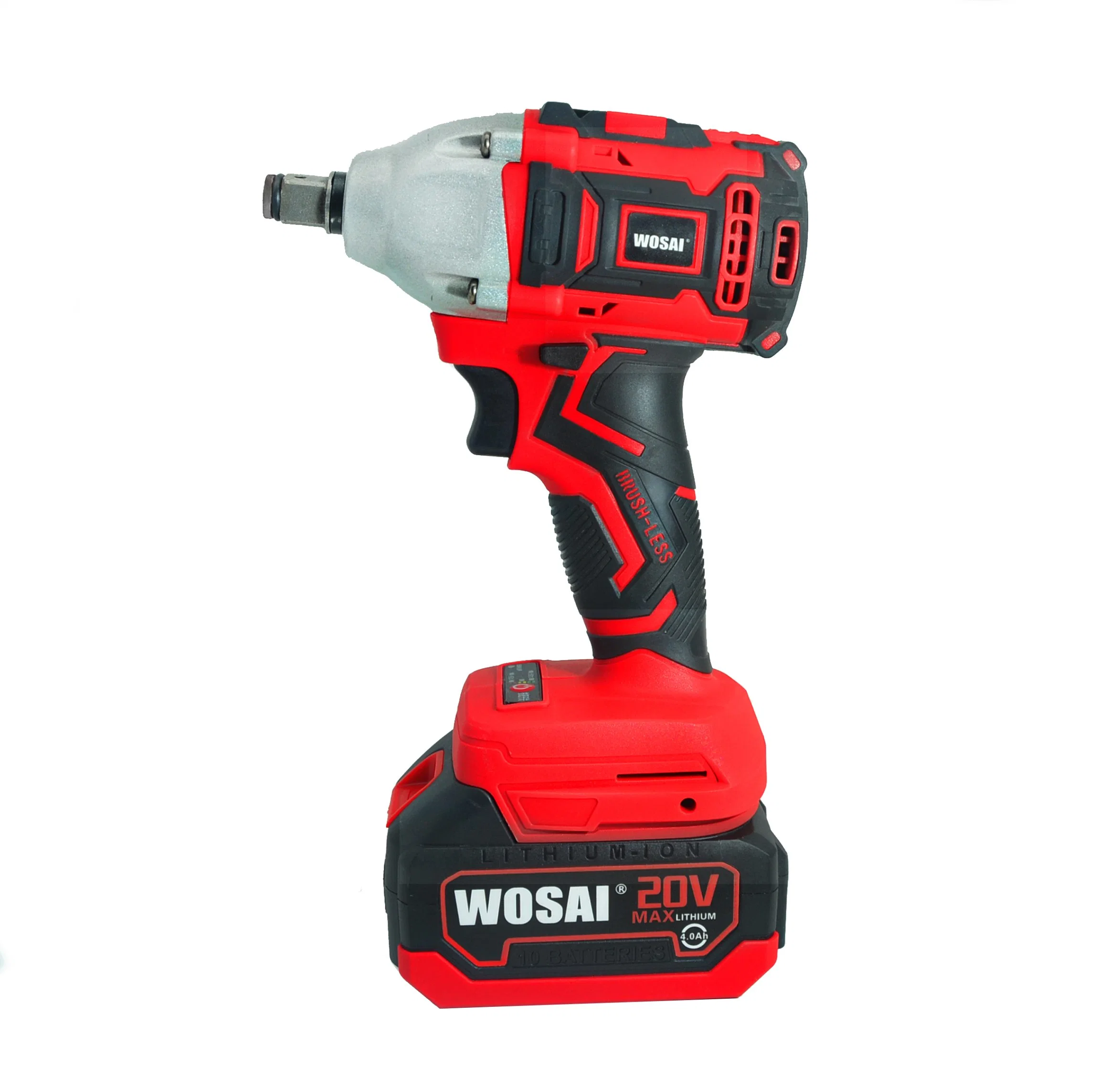 Wosai 20V 1/2 300nm Wheel Power Torque Box Strike Socket Set Adjustable Two Gears Torque Wrench