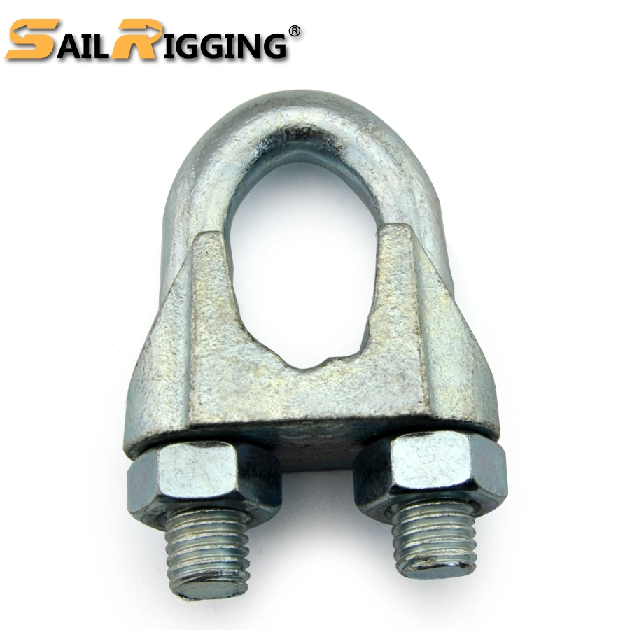 DIN741 Galvanized Malleable Wire Rope Clip Drop Forged Cable Clamp