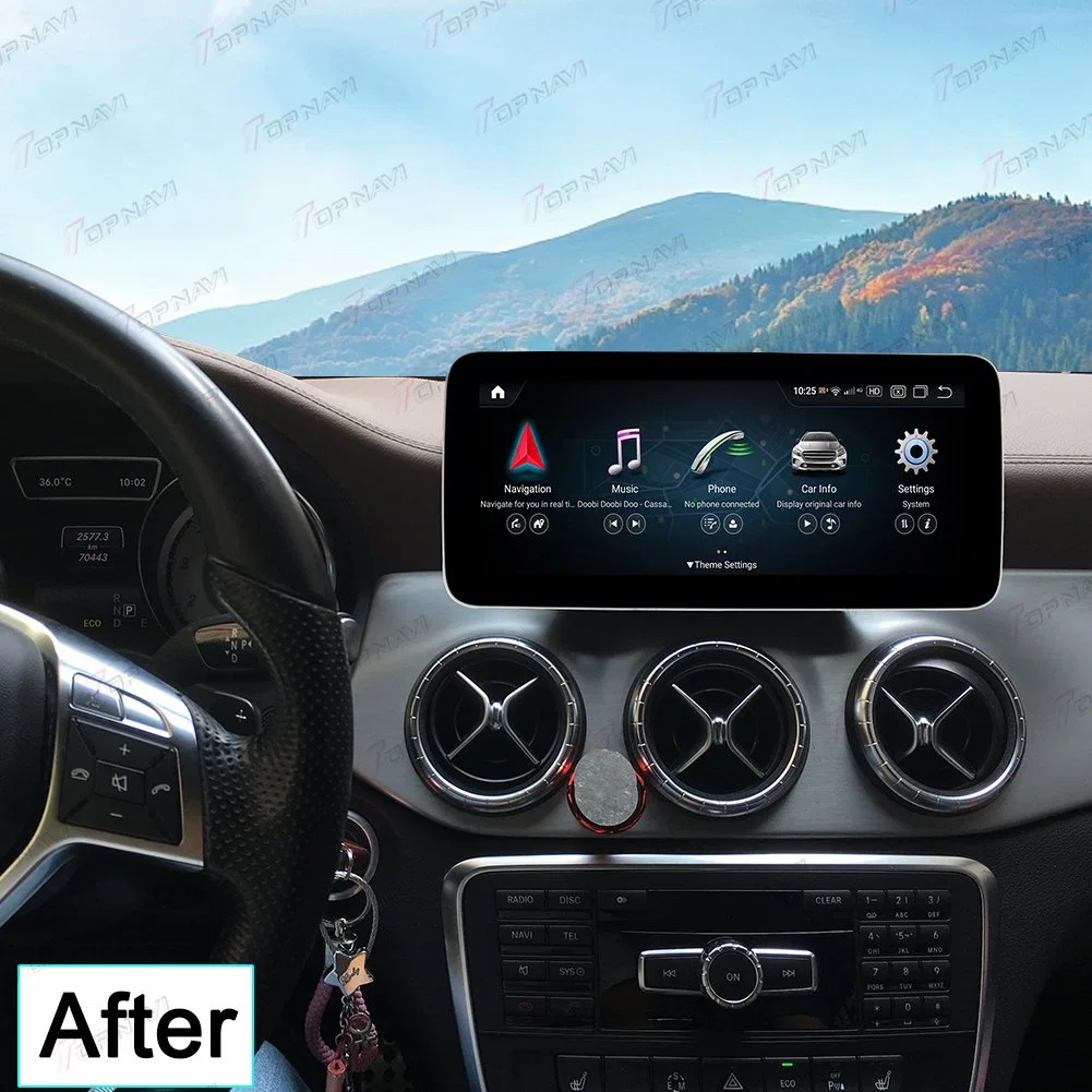10,25 Zoll für Benz C Klasse 2015 Auto GPS Multimedia DVD-Player