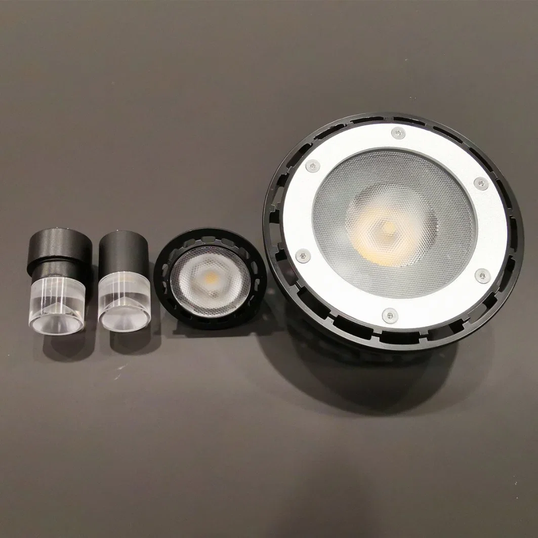 6 واط، 13 واط، AR111 LED Spotlight GU10 G53 COB Spot لمبة إضاءة أفقية بجهد 12 فولت تيار مستمر (DC12)