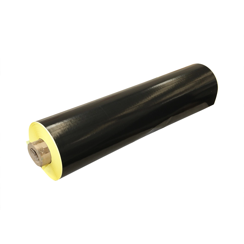 0.13mm Cinta de tela de vidrio recubiertas de PTFE reverso adhesivo de silicona con 1 capas de papel de la camisa de liberación de amarillo