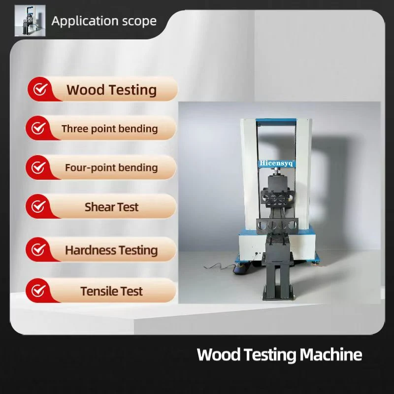 200kn Wood Testing Machine/Three Point Bending Resistance/Four Point Bending Resistance/Shear Force Test/Hardness Test/Tensile Test/Wood Testing Machine/Testing