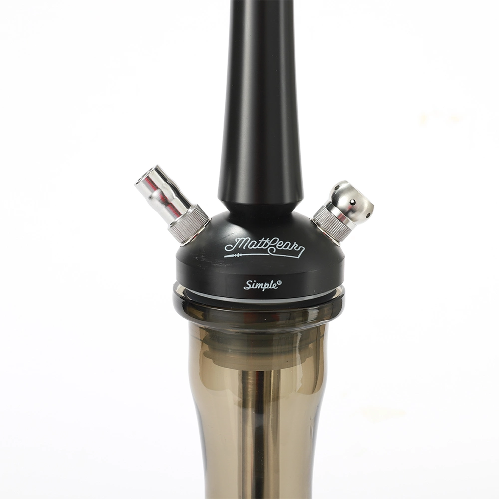 Wholesale/Supplier High quality/High cost performance Hookah in Full Set Aluminum Modern Glass Shisha Hookah