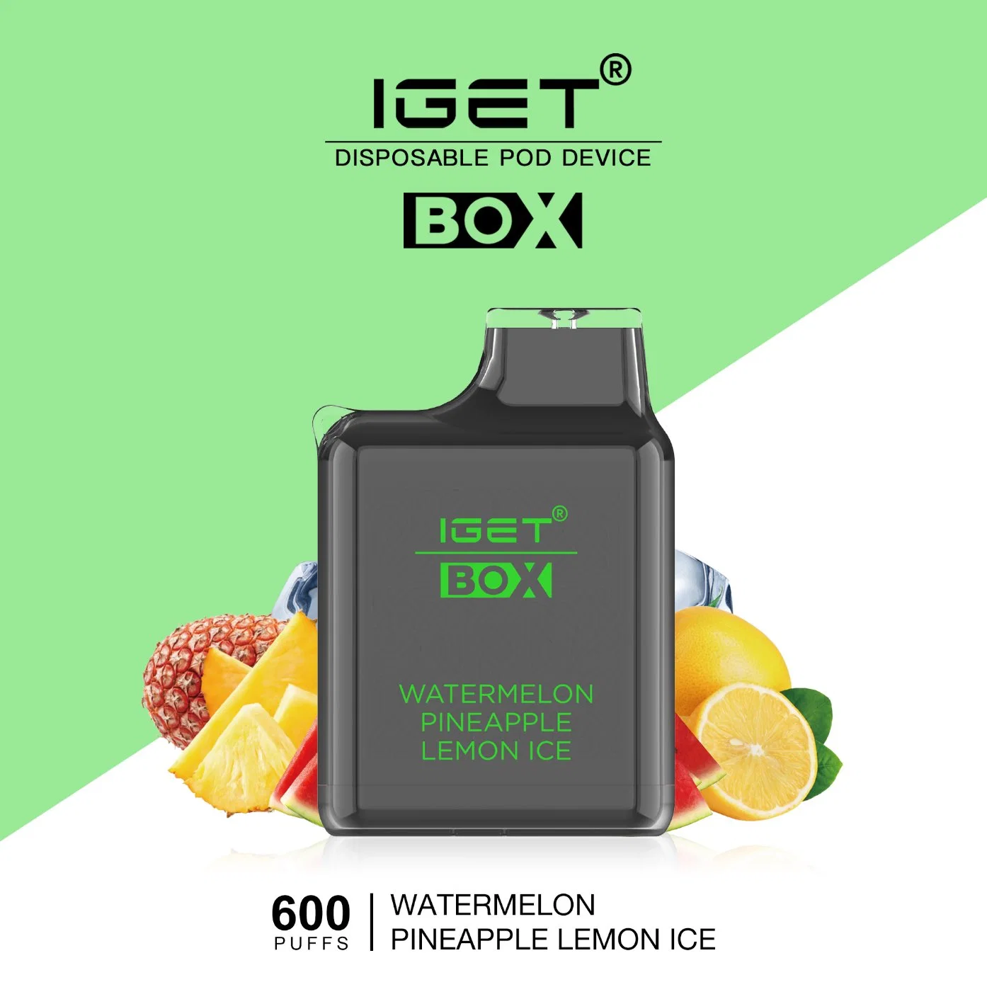 UK Popular Iget Box Mini vape 600 Puffs with 13 Flavors