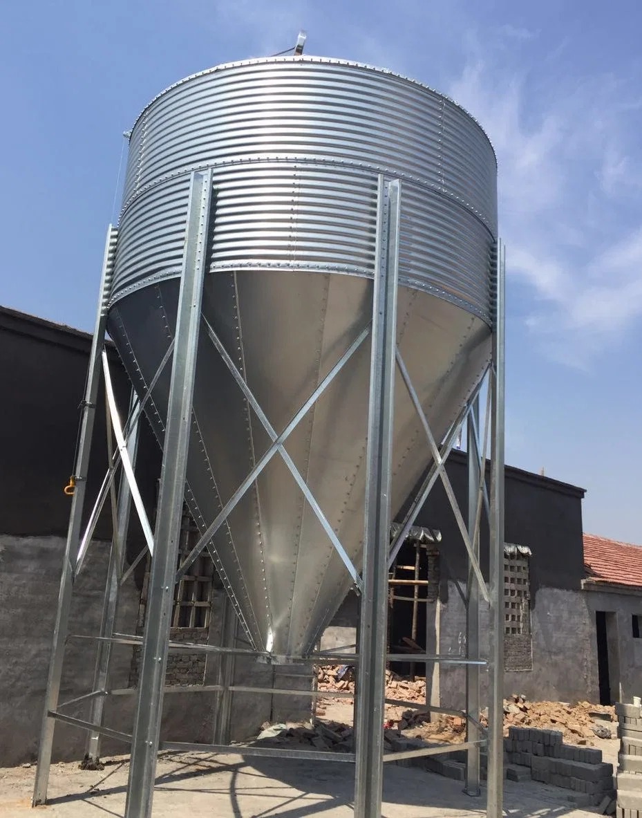 Poultry House Steel Fodder Silo Storage Bins