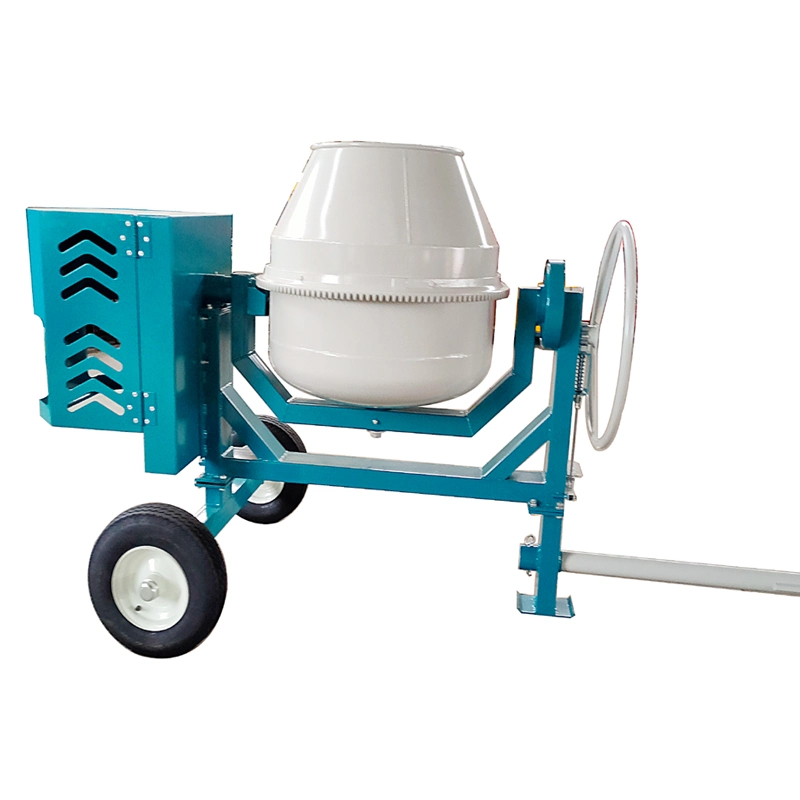 Garden Portable Concrete Mixer Mobile Cement Mixer Small Concrete Mixers Diesel Engine 2 Wheels Small