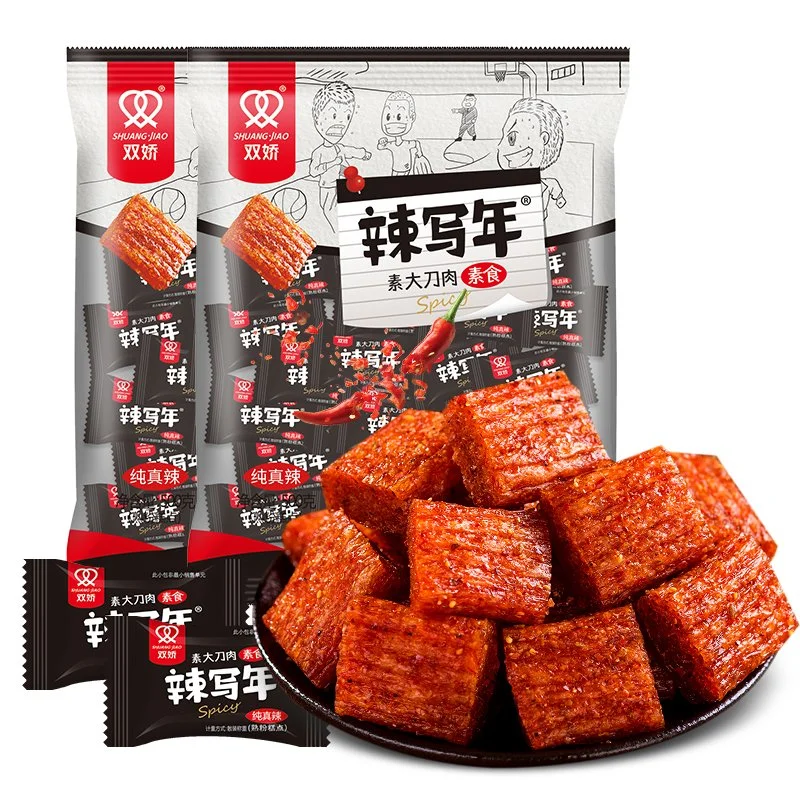 250g Chinese Latiao Vegan Meat Spicy Flavor Cooked Powder Pastry Snack