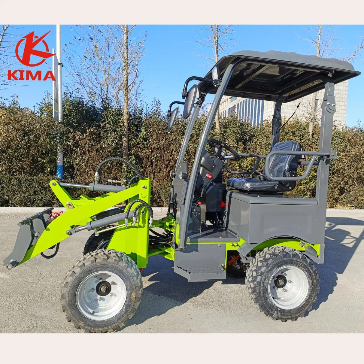 2022 new Chinese Battery Powered Mini Electric Wheel Loader  KIMA04E