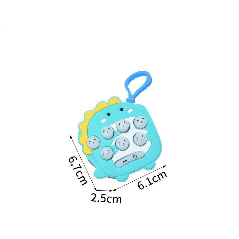 Wholesale/Supplier Mini Handheld Game Consoles Patterns Electronic Hamsters Decompression Toys Small Keychains Pop It Game