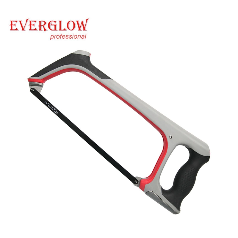 High Quality 12" Three Colors Adjustable Hacksaw Frame Double Soft Grip for Sawing Metal Wood PVC Pipes Garden Saw