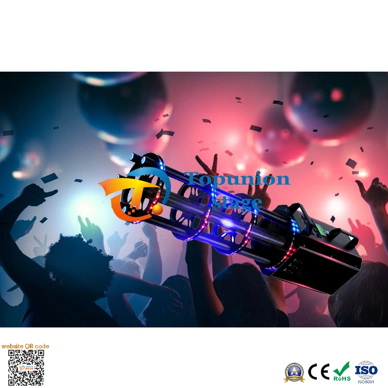 Color Paper Fireworks Salute Cannon Bullet Props Electronic Special Effect Gun Machine