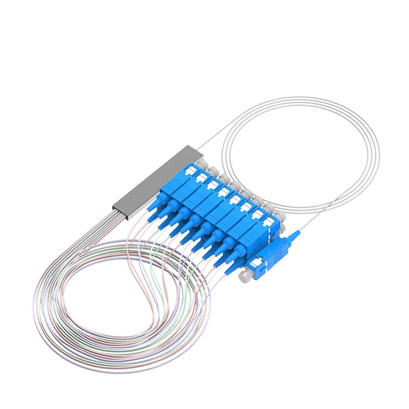 1X4 Fiber Splitter 0.9mm Sc/APC Bloackless Fiber Optical PLC Splitter