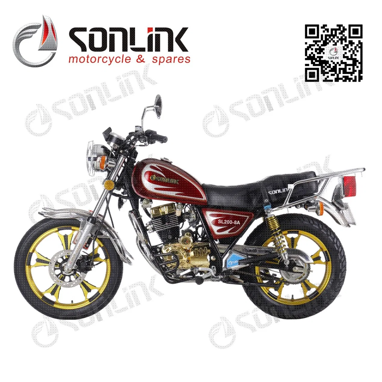125cc 150cc 200cc اليمن سبيكة التيتانيوم غن موديل قوة قوية دراجة نارية مأهولة / دراجة أوساخ صغيرة / دراجة نارية
