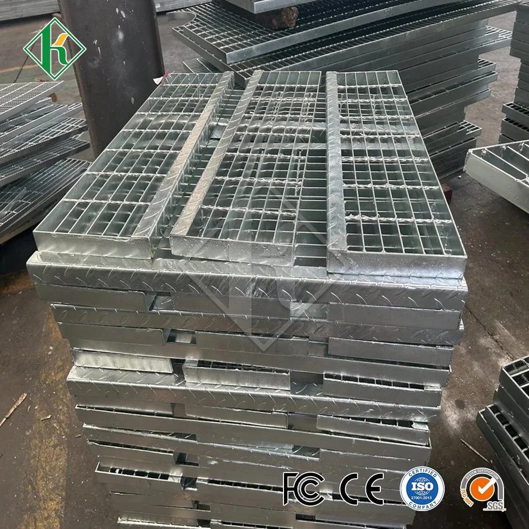 Kaiheng Steel Stair Ste Wholesale/Supplierr Galvanized Metal Stair Treads China T2 Type Stainless Steel Ladder Treads