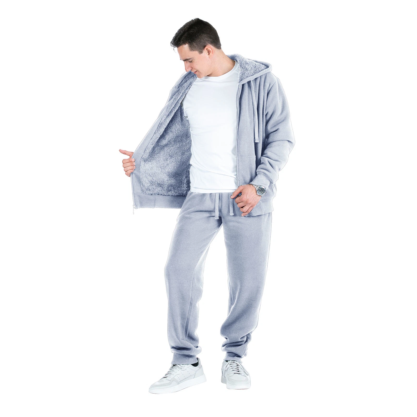 Chaqueta y pantalones Sportswear para adultos ODM OEM Tamaño de color personalizado Diseño Ocio