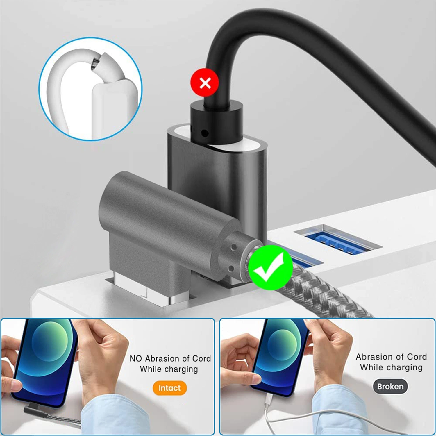 كبل USB 3.0 وكبل بيانات كبل USB محمول لـ iPhone 14 PRO Max USB Lightning لجهاز iPhone 12 13 14 جودة المحترفين البرق كابل iPhone الشركة المصنعة