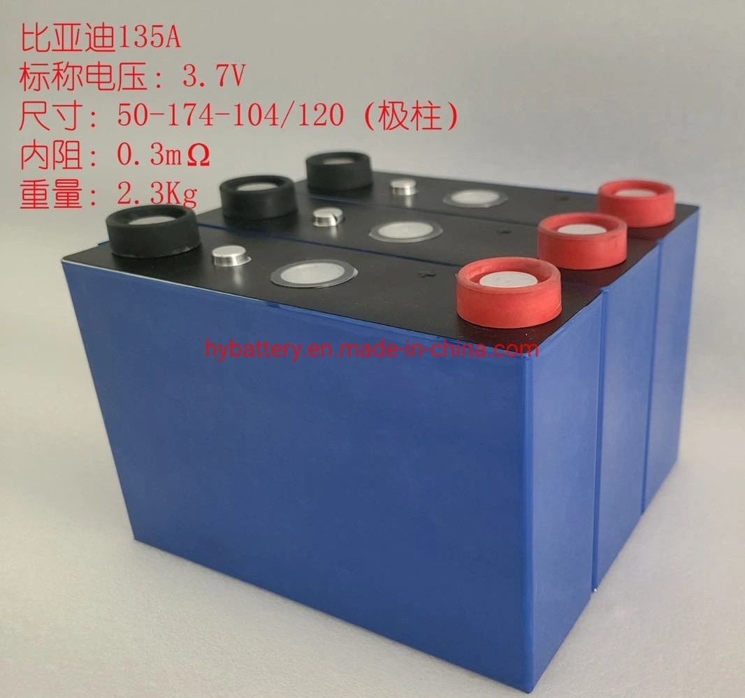 Wiederaufladbare NMC-Batterie mit hoher Energiedichte Garde A 3,6V 135ah 3C für Elektrofahrzeuge