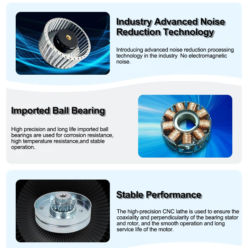 Highway DC bürstenloser vorwärts gekrümmter Zentrifugalgebläse