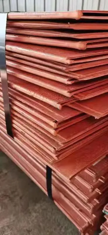 Cathode Copper Plate China Cutting Cathode Manufacturer OEM ODM Custom Wholesale Electrolytic Copper High-Quality High Purity 99.99% Copper Cathode