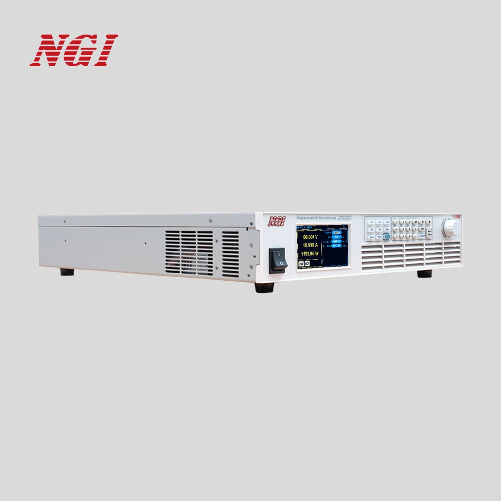 Programable de NGI N de carga electrónica DC6200 1200W, 600V, 0-20A, el canal 1