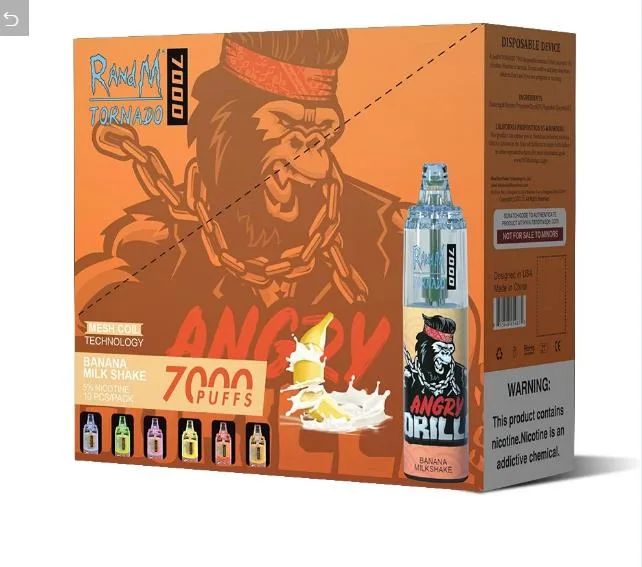 Mayorista/Proveedor de la fábrica de cigarrillos Vapes desechable E Randm Tornado 7000 inhalaciones