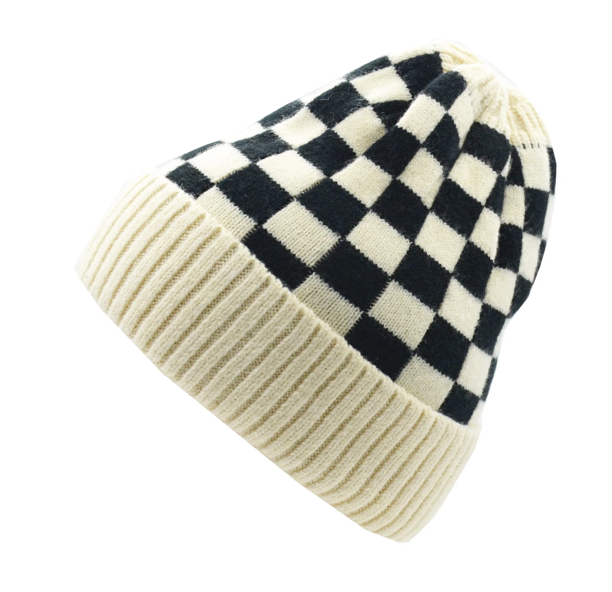 Adult Knitted Beanie-Warm Hats with Jacquard