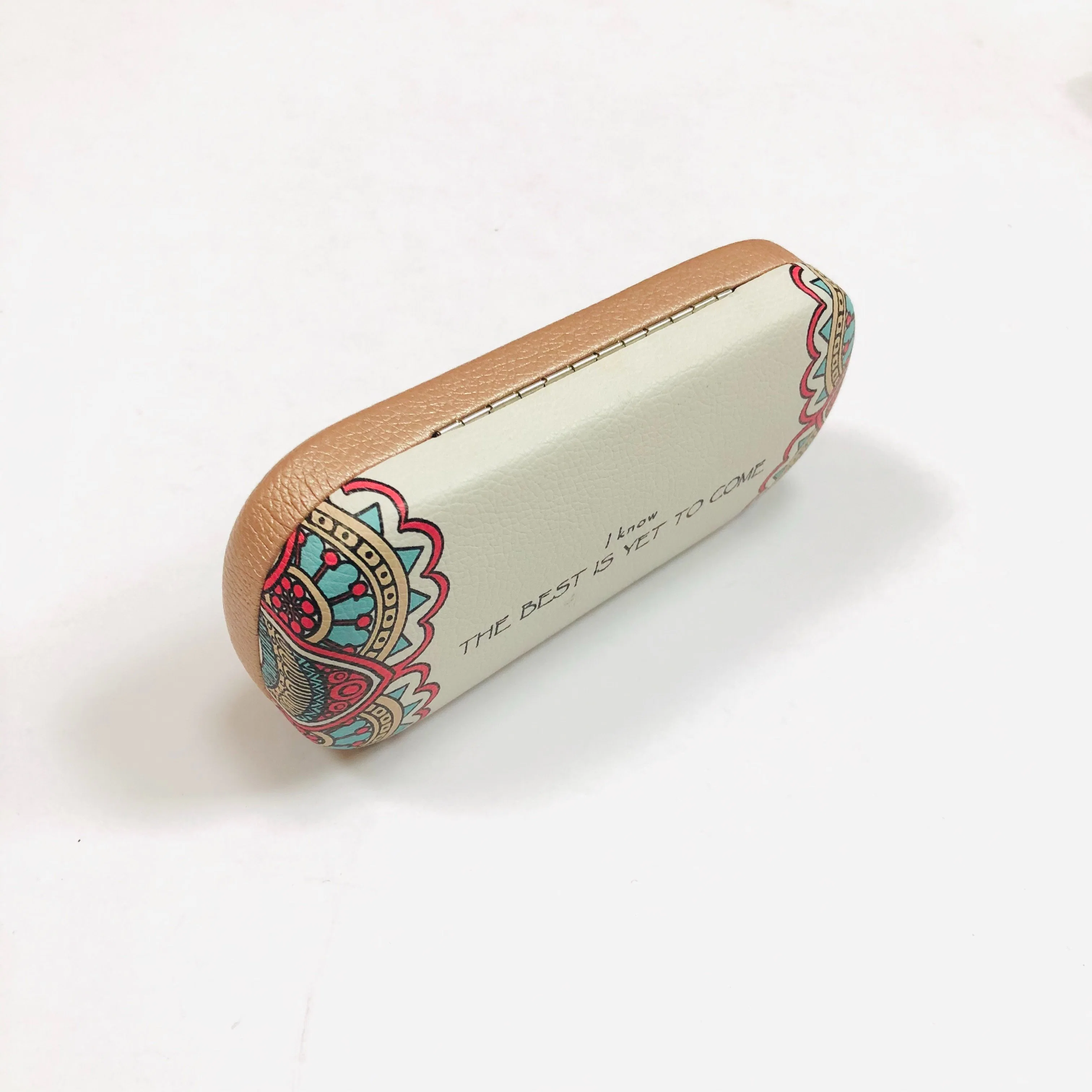 Wholesale/Supplier Fashion Colorful Leather Metal Case for Optical Eye Glasses