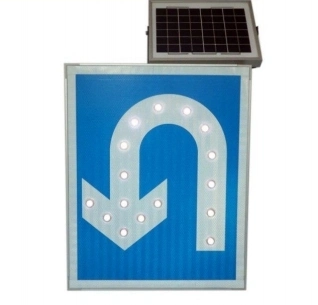 Aluminum High quality/High cost performance  Solar Powered Outdoor Traffic Sign