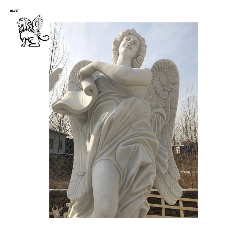Религиозной жизни размера мраморные камня резьба на угол с адресной книгой статуя скульптура Mfsg-09