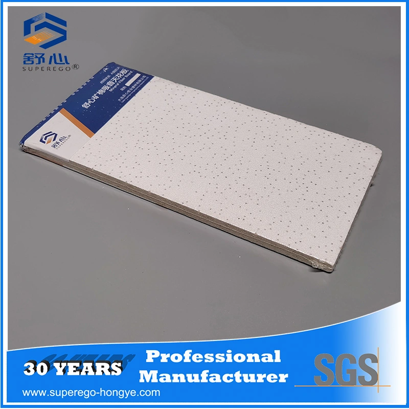 High Quality Acoustic Mineral Fiber Ceiling 603X603X12mm, 15mm, 18mm, 20mm