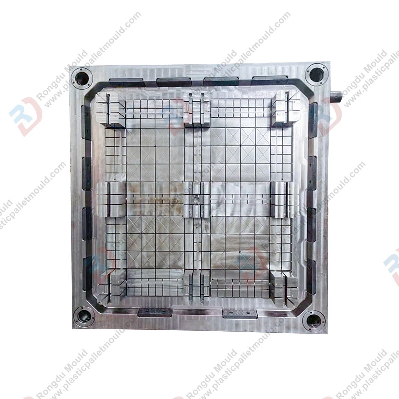 1300*1100*100mm Disposable Grid Net Light Plasitc Injection Nine Foot/Leg Pallet Mould