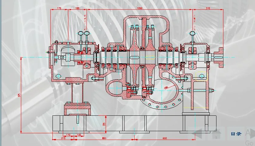 Back Pressure Steam Turbine 100kw-3600kw