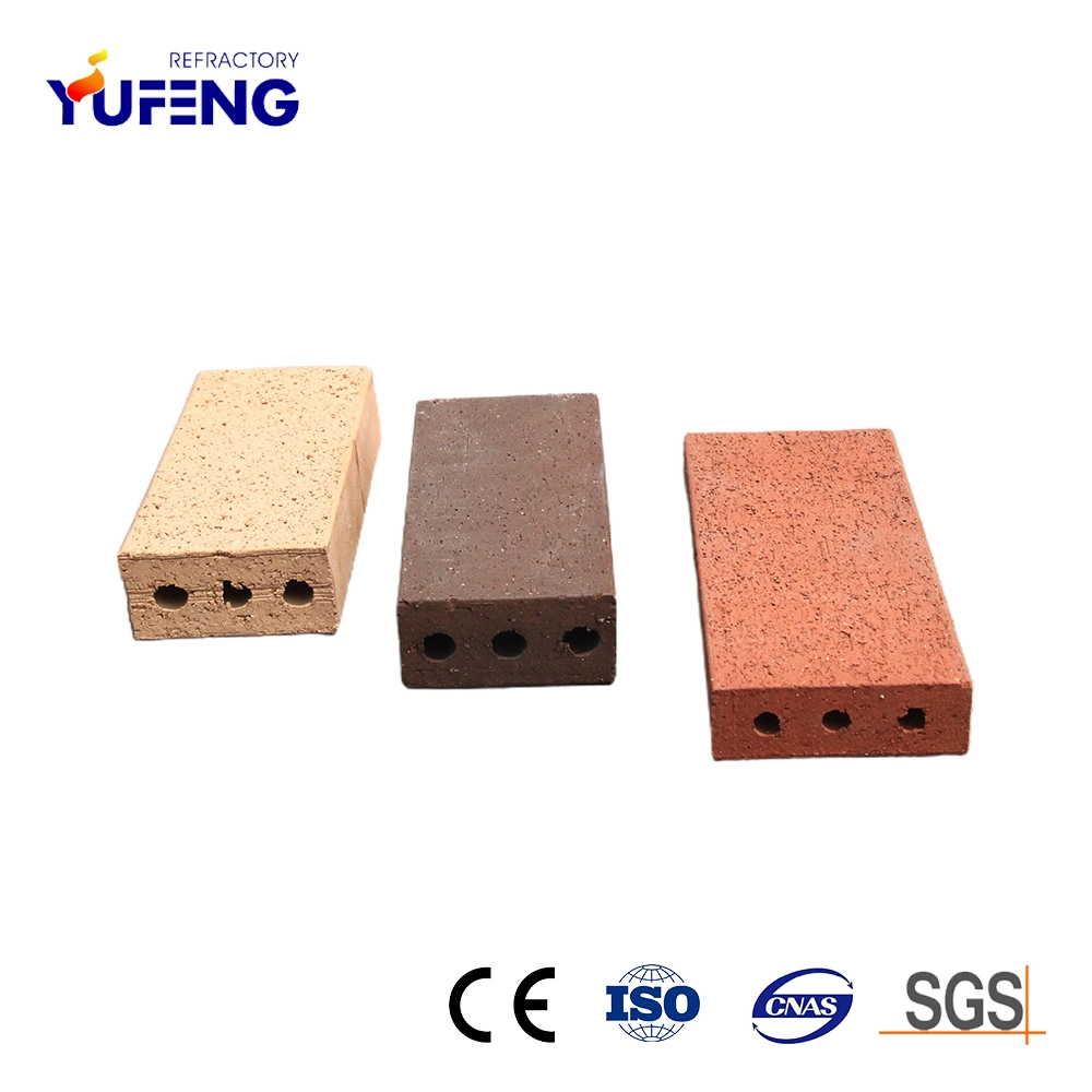 Wear Resistance High Fired Clay Block Internal External Decoration Bricks for Construction