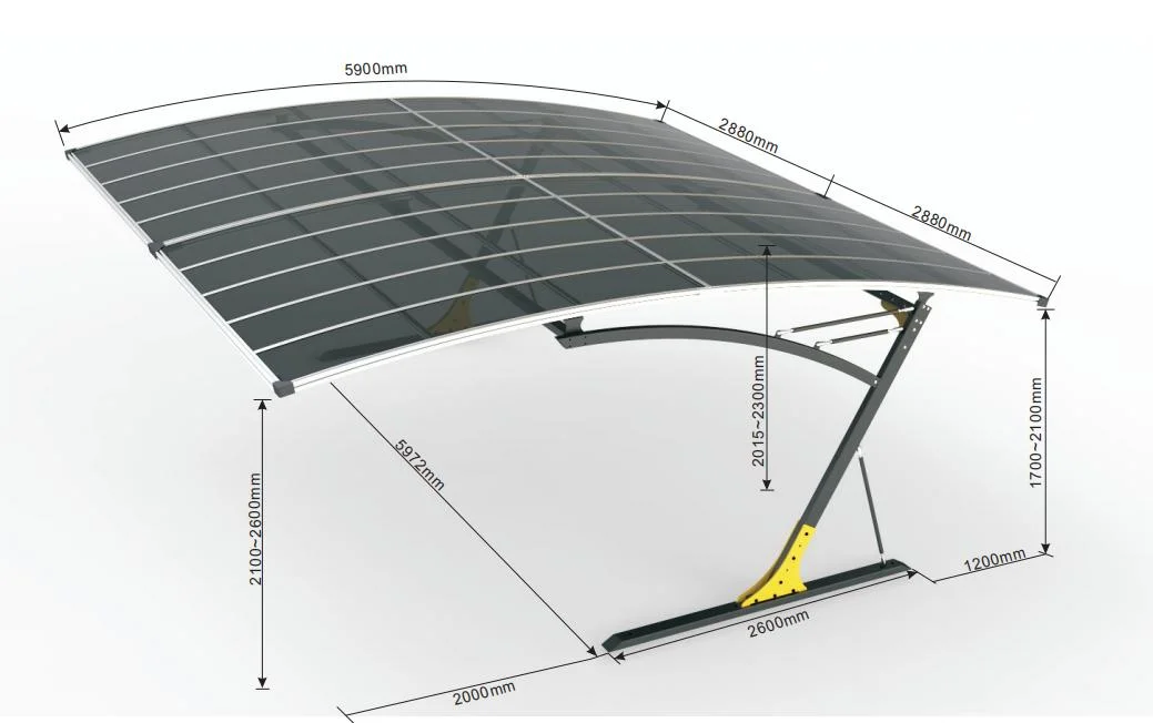 Car Parking Structure Solar Carport Solar Panel Car Port