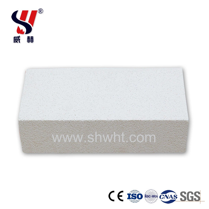 Pure White Light Density Heat Insulation Fire Bricks for High Temperature High Strength Light Weight Mullite Insulation Fire Brick