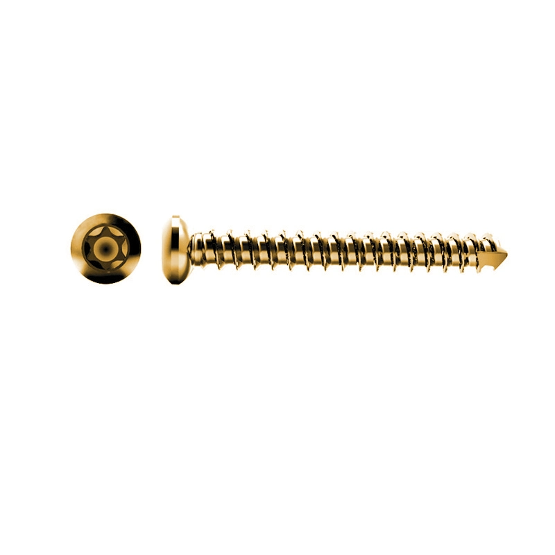 Implante ortopédico médico 2,4mm tornillo de hueso cortical esponjoso