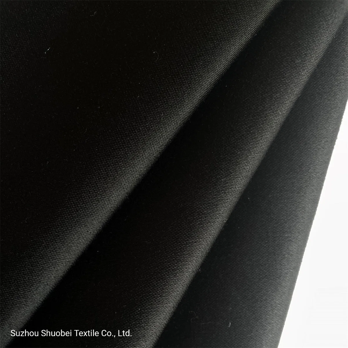 Pure Cotton Weft Elastic Satin Drill Dyeing Fabric for Uniform and Pants