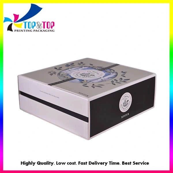 Custom High-End Luxury Dressing Packaging Gift Box with Flowers