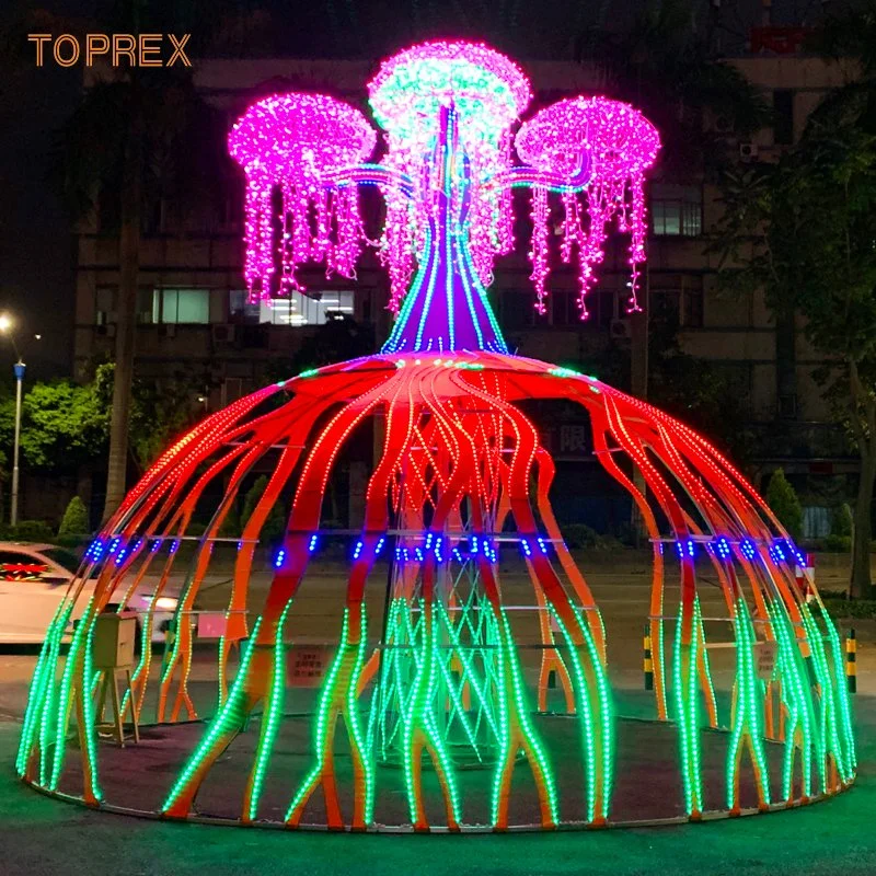 Large Custom Modern Crystal Decorative LED Neon Flex Rope Motif Lighting