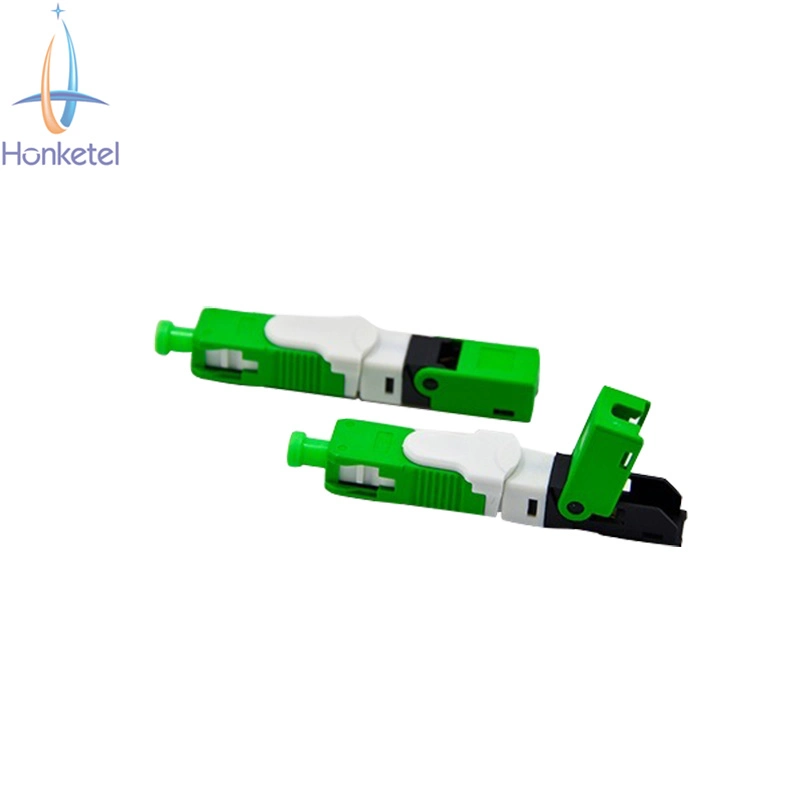 Fiber Optic Sc APC/Upc Fast Connector Quick Connector Assembly Optical Connector Fast Connector for Drop Cable